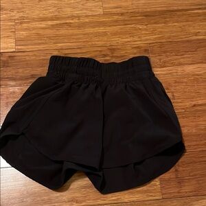 Lululemon Women's Black Shorts.  Inseam 4”